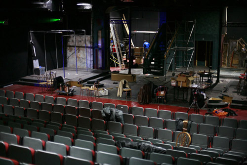 Stage set up