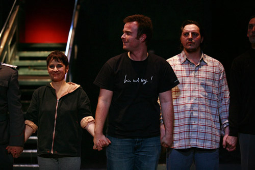 Radu Nica and actors