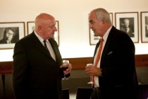 Music critic Robert Matthew-Walker, Nicolae Ratiu at the post-concert reception