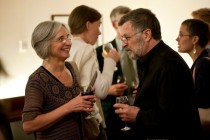 Members of the audience at the post-concert reception