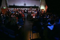 The audience during the Q&A session