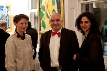 Writer Caroline Juler, Nicolae Ratiu, and Ramona Mitrica