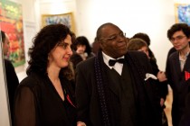Ramona Mitrica and Mike Phillips OBE (Adviser of the Romanian Cultural Centre)