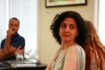 Aelxander Valentino and Ramona Mitrica, Director of the Romanian Cultural Centre in London, in the Q&A session