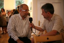 Catalin Berescu is intervied by journalist Petru Clej