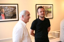 Nicolae Ratiu and Laurentiu Garofeanu in the exhibition