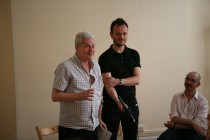 Arch. Adrian Petrenco, Laurentiu Garofeanu, Mihai Risnoveanu in the Q&A