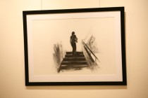 Artwork by Romanian artist Raluca Popa on display at the Ratiu Foundation / Romanian Cultural Centre