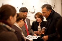 Inspecting the special issue of 'Scinteia' newspaper