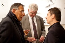 George Iacobescu, Prof Dennis Deletant, and Cristian Mungiu 