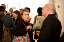 Actress Anamaria Marinca chatting to Keith Griffiths