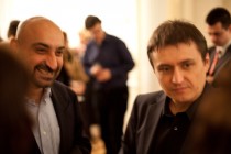 Cristian Mungiu enjoys a discussion with his fans