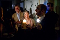 Comrades, the electricity's been cut so that we can save the motherland some energy!