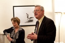 Sheilah Kast and Jim Rosapepe during the open discussion