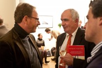 Nicolae Ratiu chatting to Ion Florescu