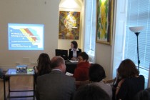 Raluca Boroianu-Omura during the presentation