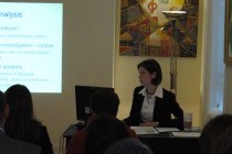Raluca Boroianu-Omura during the presentation
