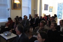 The audience of the event during the Q&A session