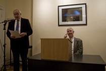 Nicolae Ratiu, Chairman of the Ratiu Foundation, introducing Prof. Dennis Deletant OBE