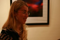 A member of the audience in the Q&A session