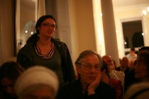 Researcher Cristina Pantiru during the Q&A session