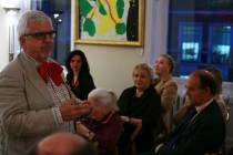 Indrei Ratiu, Trustee of the Ratiu Foundation, addressing the guests