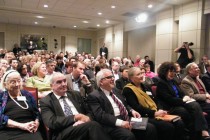 The audience of the event. In the front row, Elisabeth Ratiu (Trustee of the Ratiu Foundation), Nicolae Ratiu, Indrei Ratiu (Trustee of the Ratiu Foundation), and Pamela Ratiu