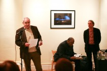 Nicolae Ratiu, Chairman of the Ratiu Foundation, welcomes the guests and introduces Dr Mike Phillips OBE and author Nick Thorpe