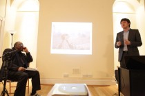 Mike Phillips and Lucian Leustean during the presentation