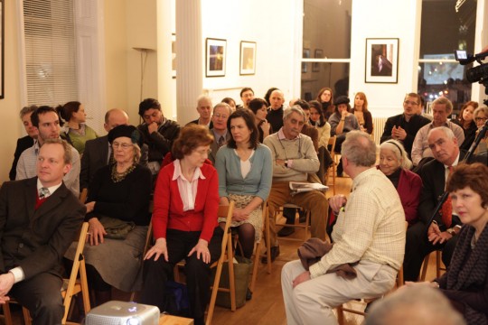 The audience of the event during the Q&A