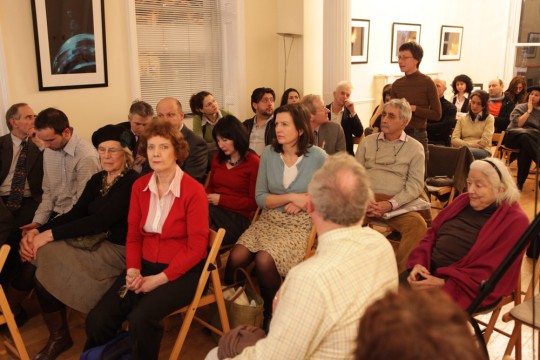 The audience of the event during the Q&A