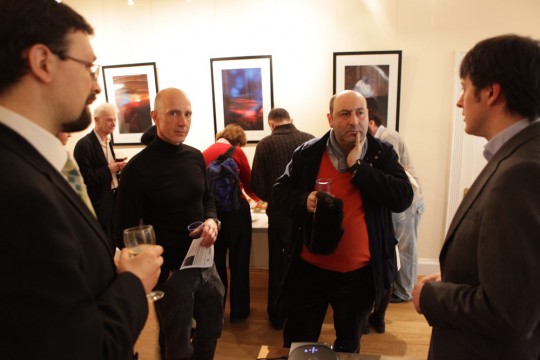 Lucian Leustean talking to members of the audience