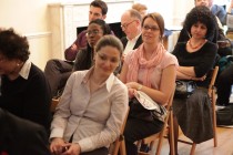 The audience during the Q&A session