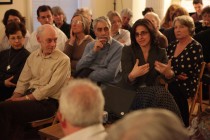 Ramona Mitrica, Director of the Ratiu Foundation / Romanian Cultural Centre, making an intervention in the Q&A session