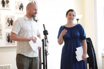 Andrew Mottershead and Rebecca French talking about 'The Shops Project'
