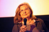 Film critic Magda Mihailescu during the panel discussion