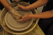 The master begins a small object...