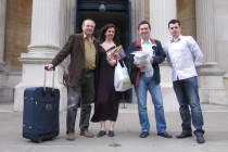 At the end of the very satisfactory day at the Ashmolean: Cornel Sitar, Ramona Mitrica, Petrica Pop Sitar, Adrian Cherciu