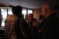 Victor Rebengiuc talks to his London fans