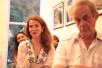 Actress Elena Popovici during the Q&A session