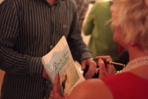 Domnica Radulescu signing copies of Black Sea Twilight