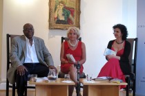 Mike Phillips, Domnica Radulescu and Ramona Mitrica during the introduction